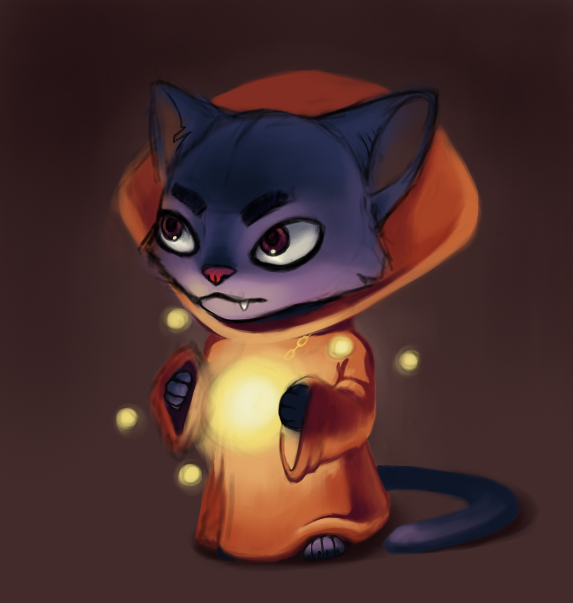 Cat wizard from Spyro 3