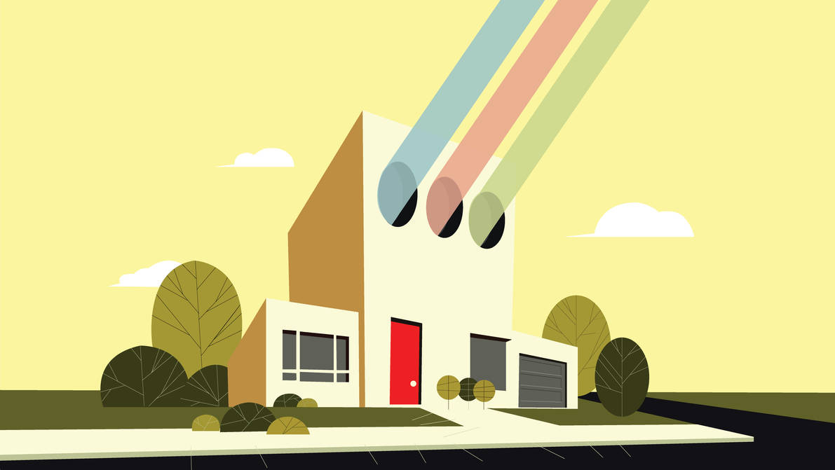 Illustration of POWERPUFFGIRLS House by ElioChalamet on DeviantArt