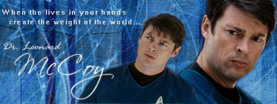 Karl Urban - Dr. McCoy banner