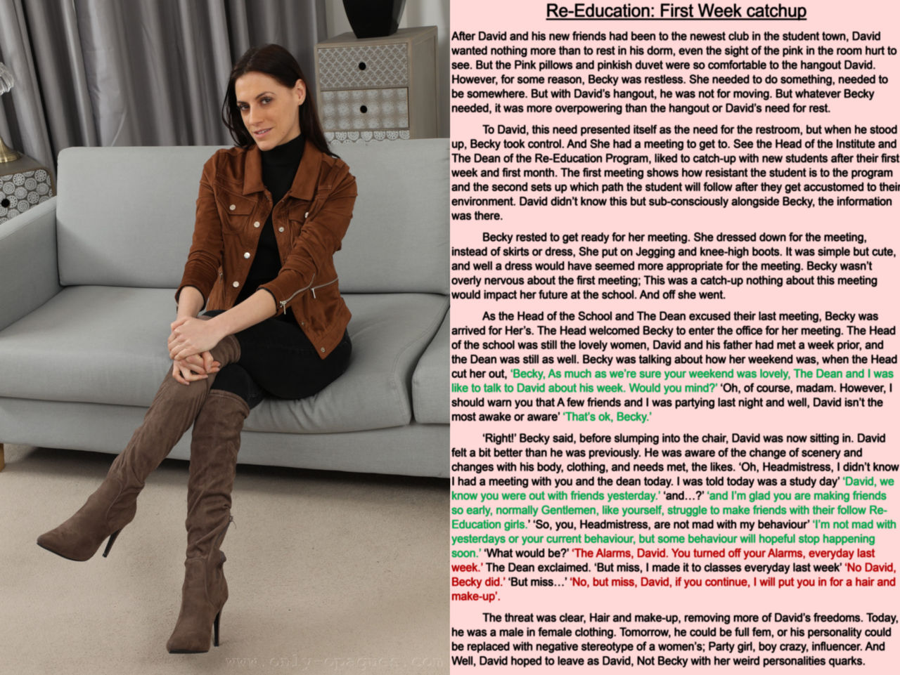 Tg Caption Interactive: Our Tg Captions – UPFV