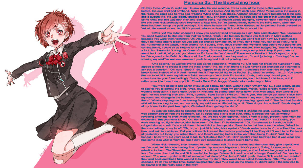 Service Hour Tg Persona 3: The Bewitching Hour - TG caption by BoysInPinkTgs on DeviantArt