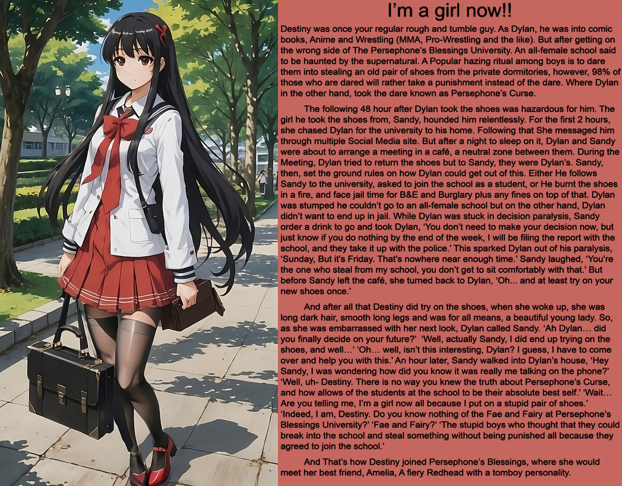 Tg Cap Inner I'm A Girl Now!! - TG Cap by BoysInPinkTgs on DeviantArt