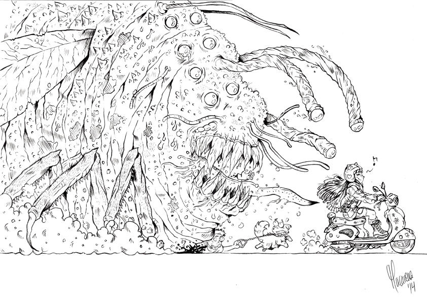 Manga Bug Raster Bug Monster by reactormako on DeviantArt