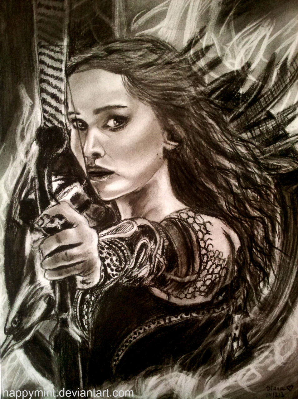 katniss everdeen fan art catching fire