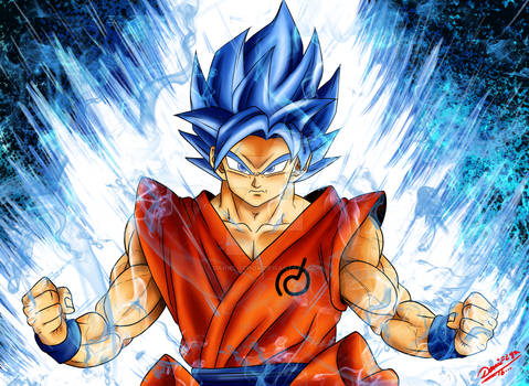  Goku ssj dios azul by DanielOchoa on DeviantArt