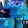 Coronation Elsa Cosplay WIP 3 Embroidery