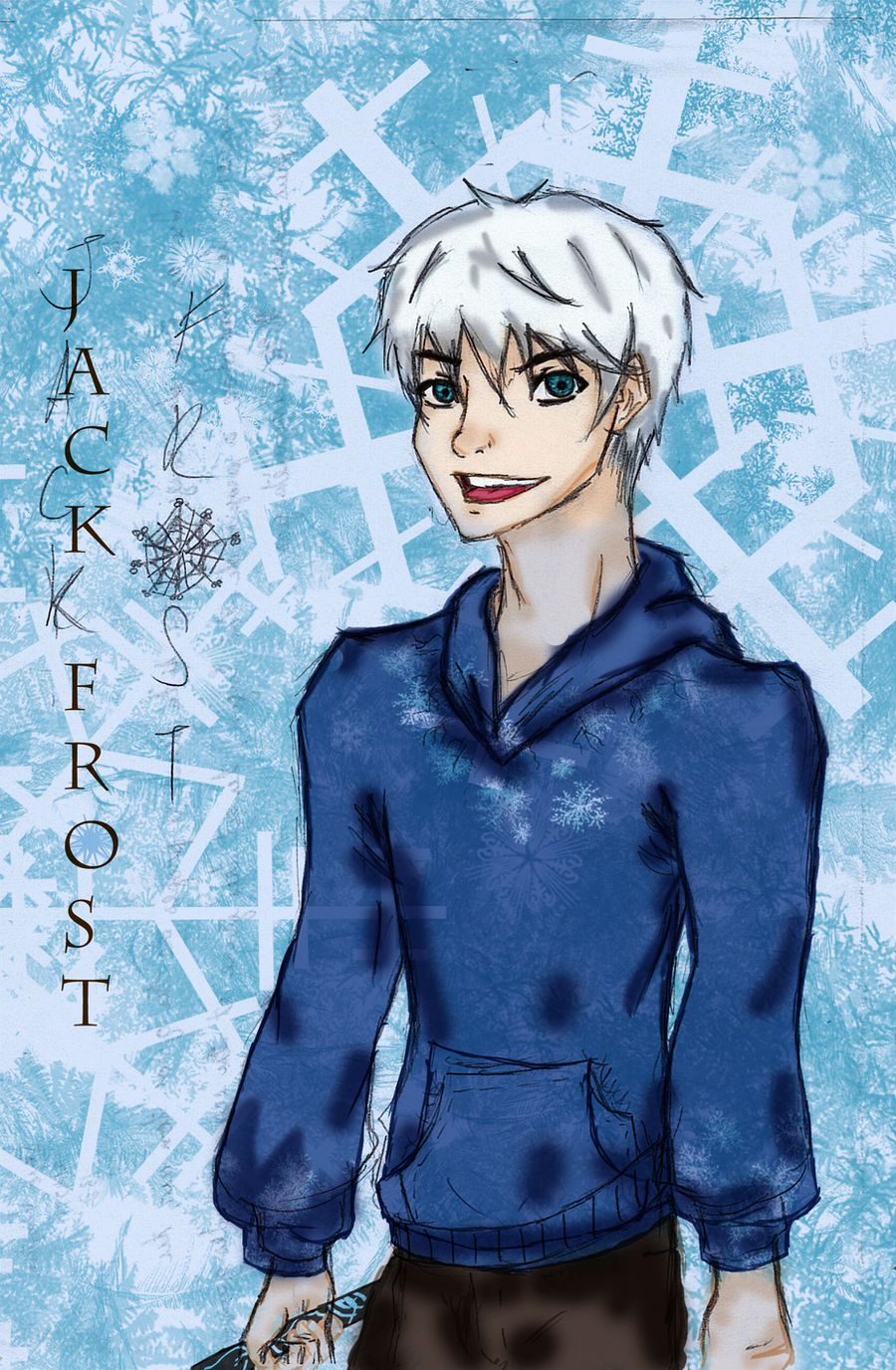 Jack Frost Sketch and Digital