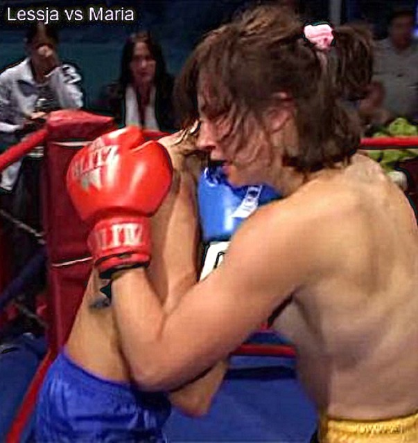 Lessja Boxing Maria Lessja and Maria up close and personal by NewtDobbsFredsSon on DeviantArt