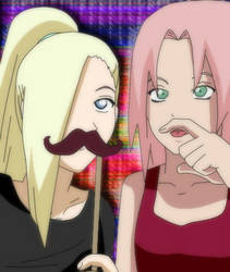 Sakura and Ino