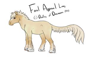 315 Drammen Draft Foal Design