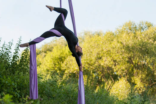 Aerial silks