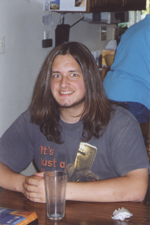 Me, with really long hair