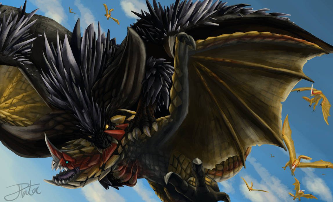 Ruiner Deviantart Ruiner Nergigante vs Seregios by Gugenheim98 on DeviantArt