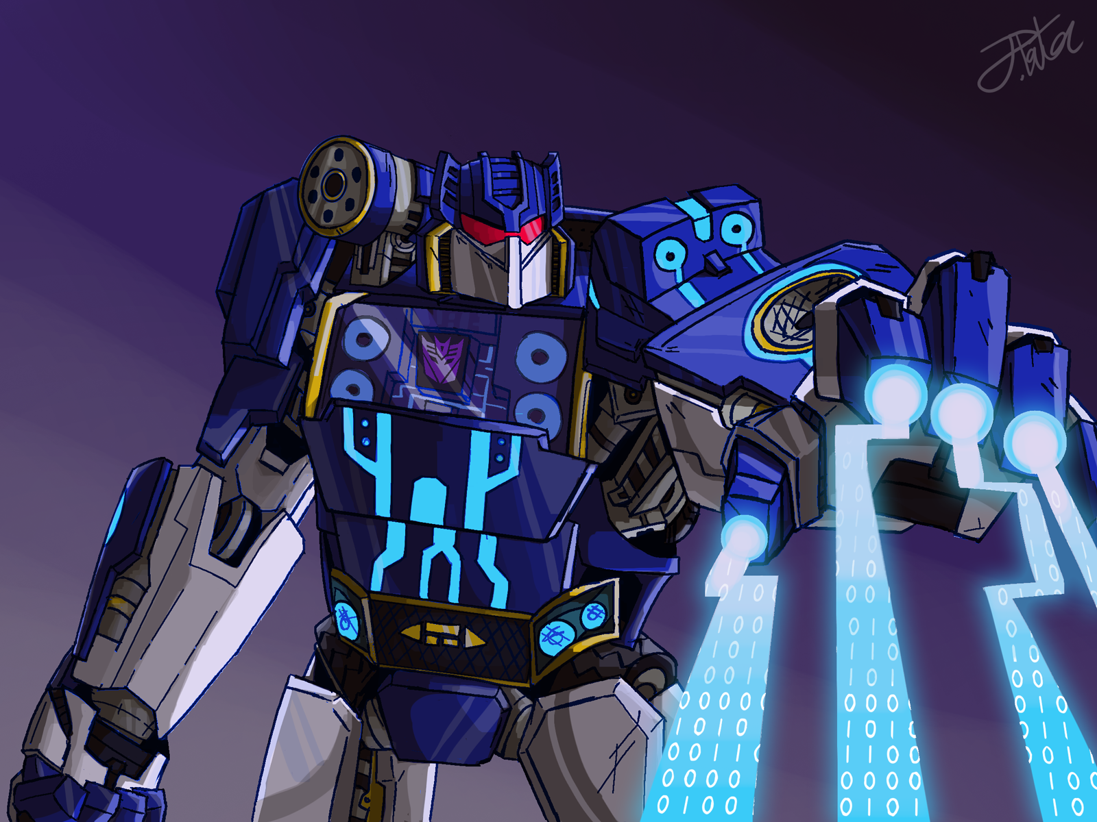 Prime Soundwave by Dan-the-artguy on DeviantArt