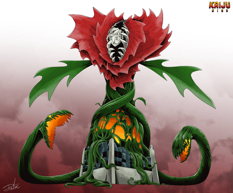 Kaiju King Biollante(rose) by Gugenheim98 on DeviantArt