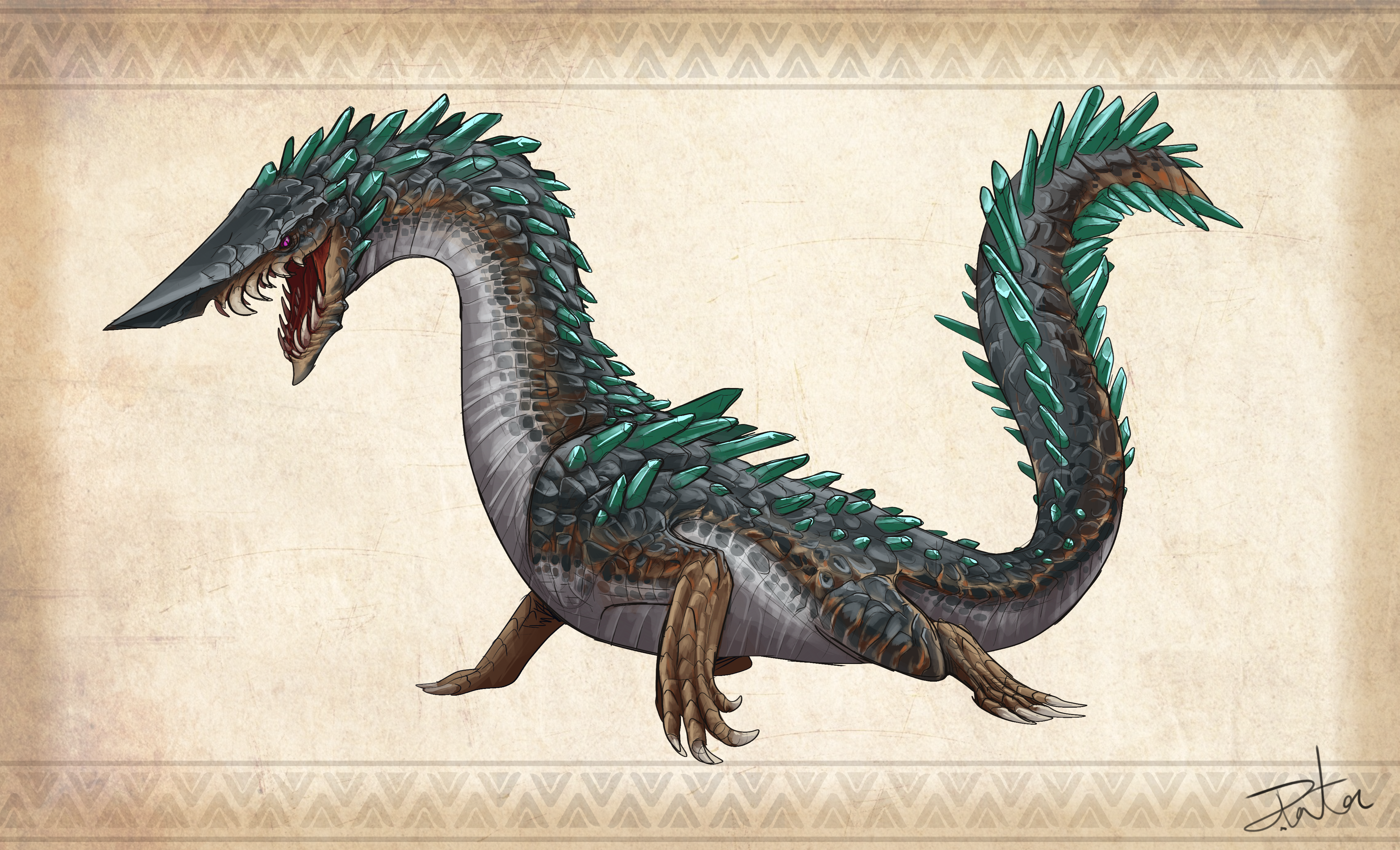 Monster Hunter: Diablos by AcroSauroTaurus on DeviantArt