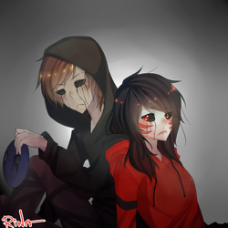 Art Trade [Eyeless Jack and Aiden]