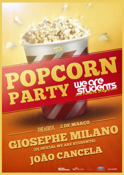 We Are Students Popcorn Party