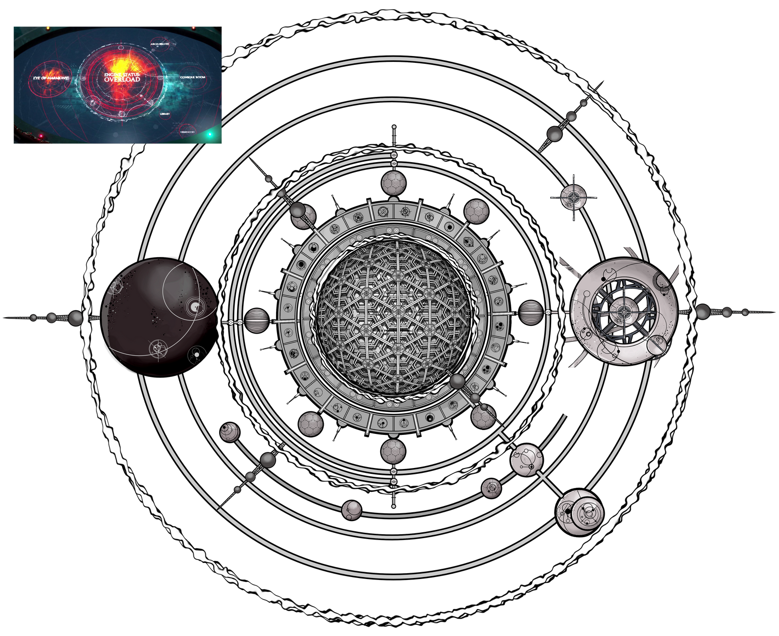 Tardis Engine Core Default Type 40 Tardis Core Structure-TOP VIEW by Time-Lord-Rassilon on ...
