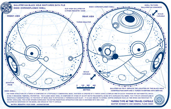 TARDIS Master schematics Endo-Shell 1