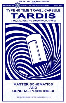 TARDIS Master Schematics Cover Page  (Revised)