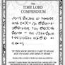 Time Lord Compendium Opening Page Cover