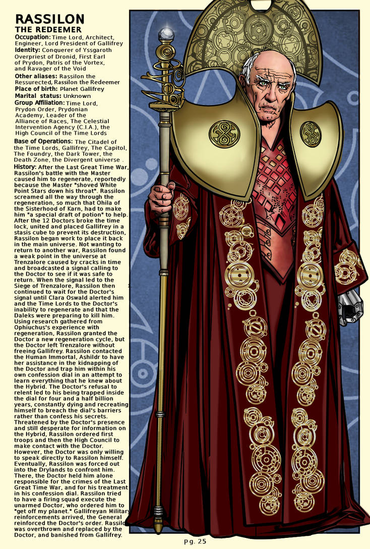 Time Lord Handbook Page 25 by Time-Lord-Rassilon on DeviantArt