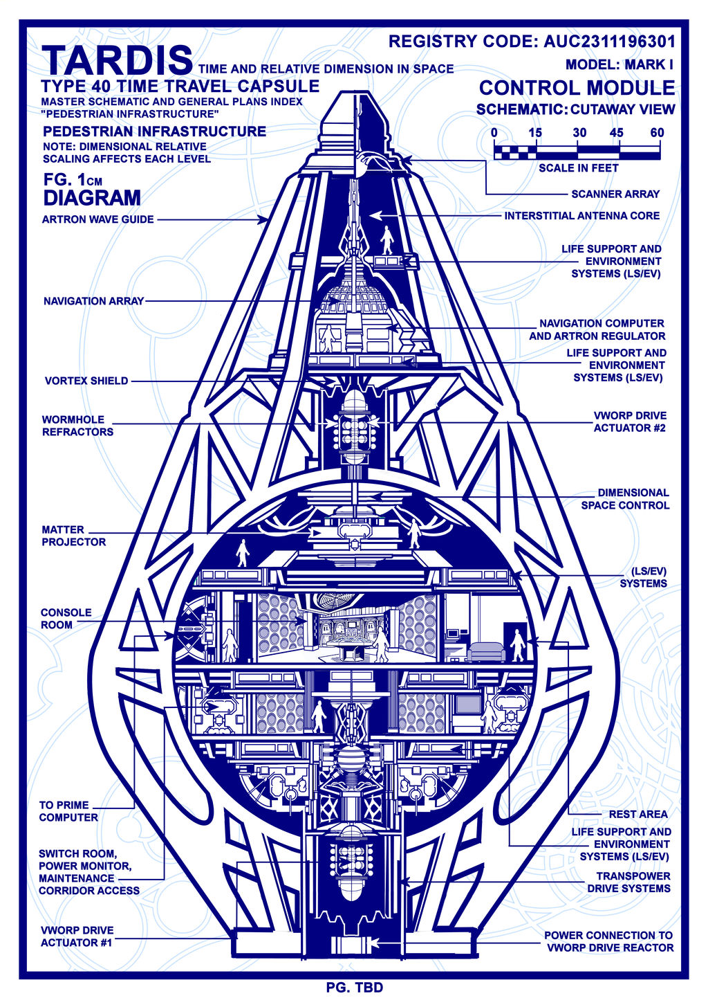 Tardis Engine Core TARDIS Master Schematics Page TBD8 by Time-Lord-Rassilon on DeviantArt