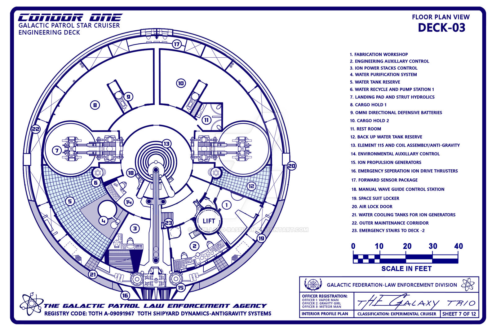 Condor One Schematic 7 of 12 General Plans Fixed