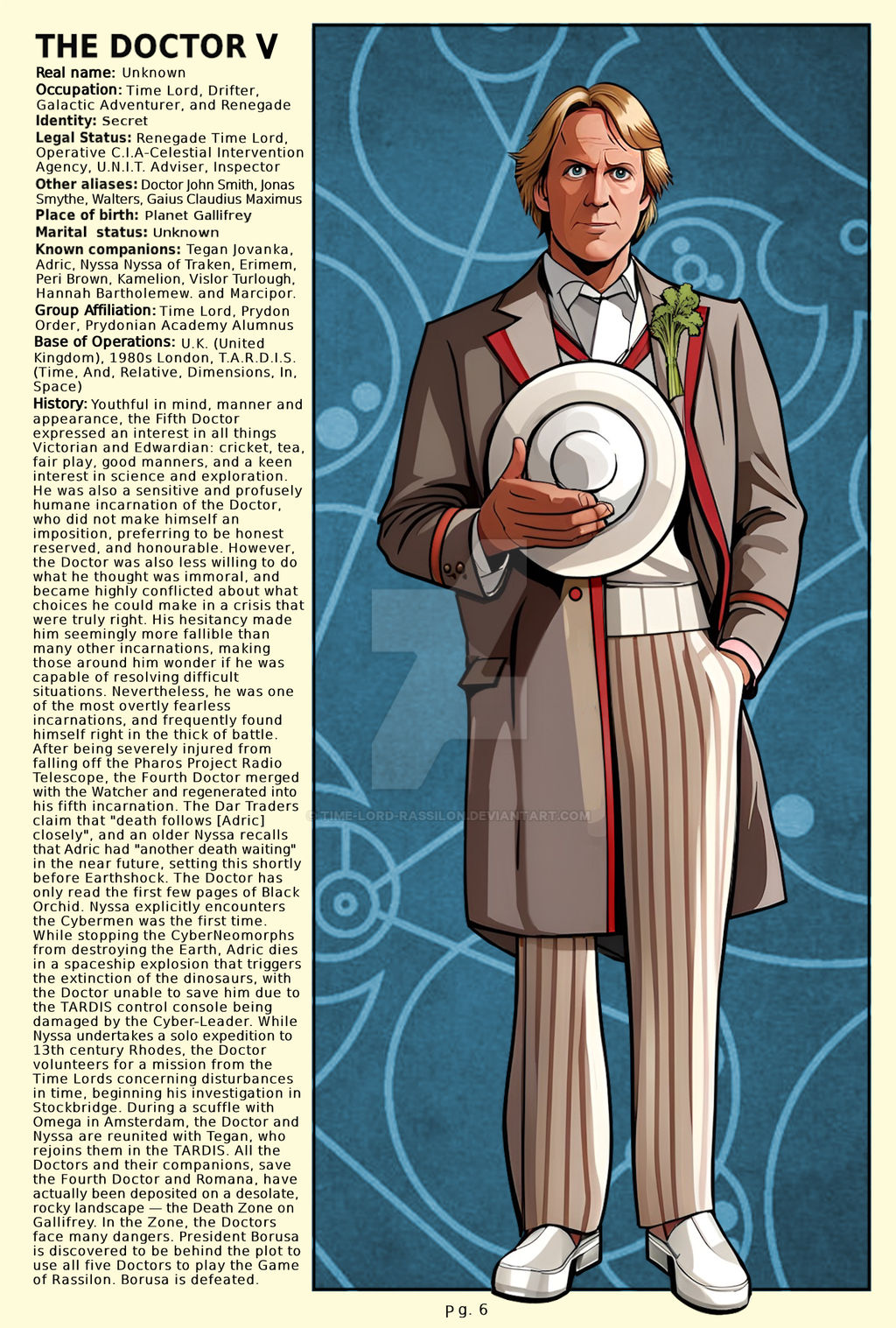 Time Lord Handbook Page 6 by Time-Lord-Rassilon on DeviantArt