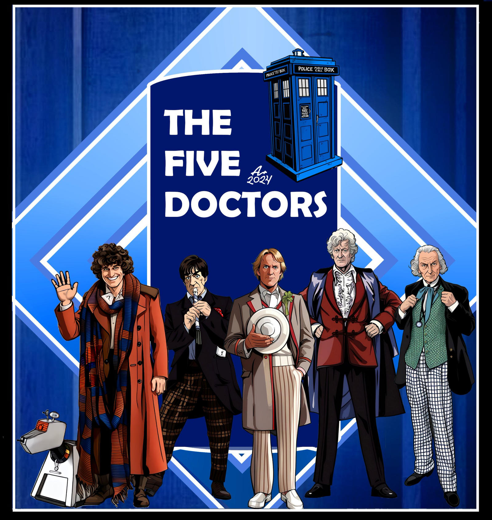 The Five Doctors by Time-Lord-Rassilon on DeviantArt