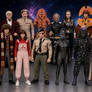 Doctor who full shelf display 8 inch scale figures