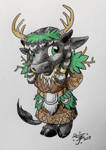 Kinna Color, Dudu Tauren tier 1 (chibi encargo) by Last-Alexiel