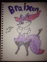 I made Braixen!!!