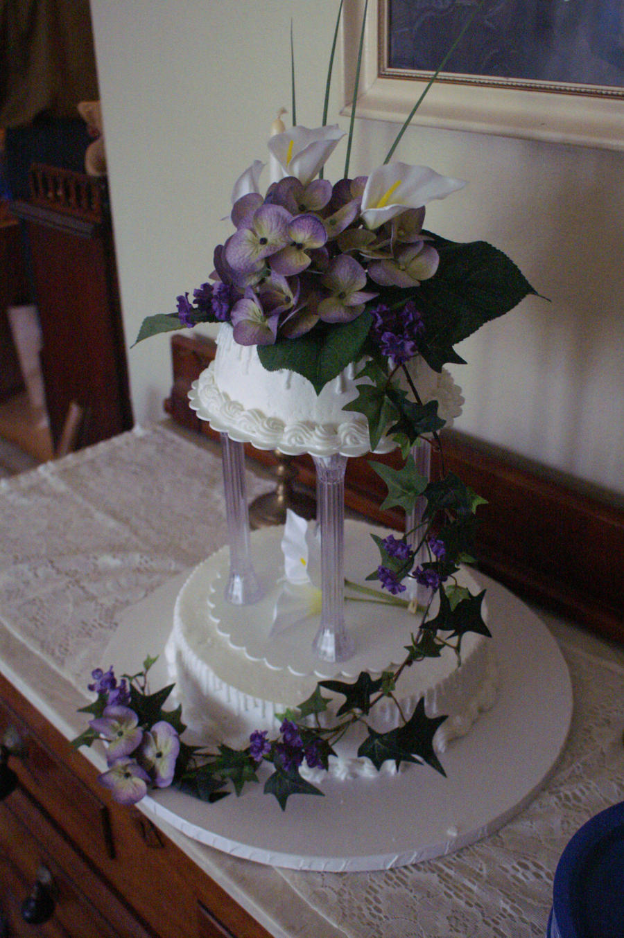 floral wedding cake 2