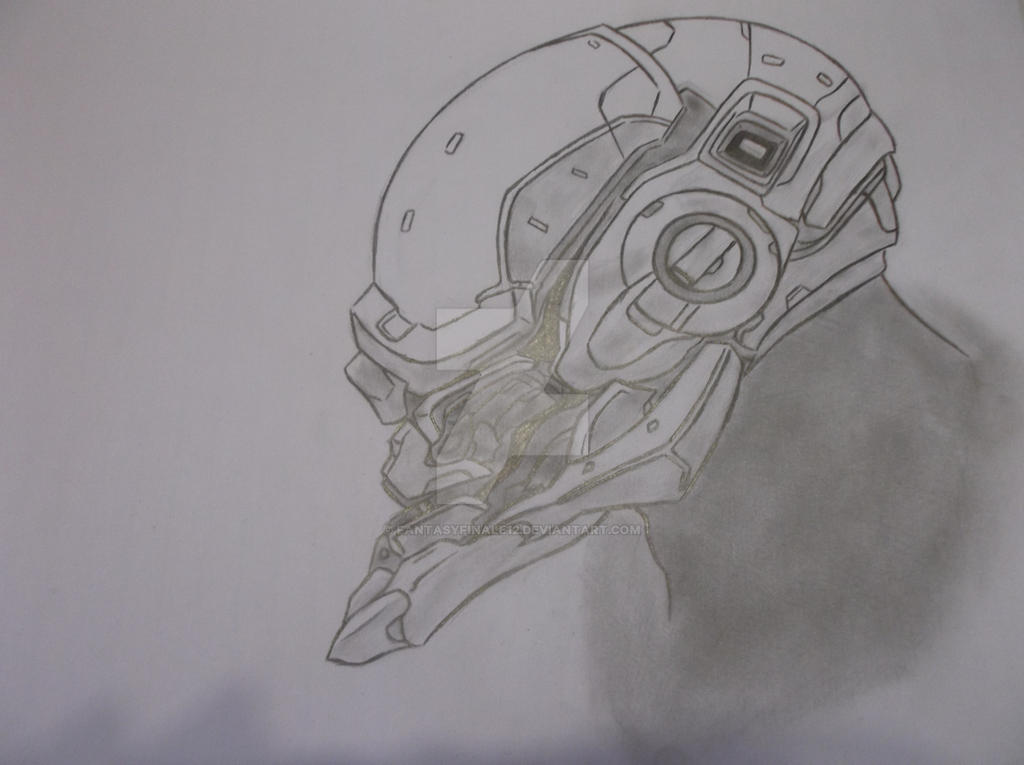 Halo 4 Locus Helmet (w/out skin) by FantasyFinale12 on DeviantArt