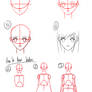 Tutorial - How to Draw Anime Heads/Female Bodies