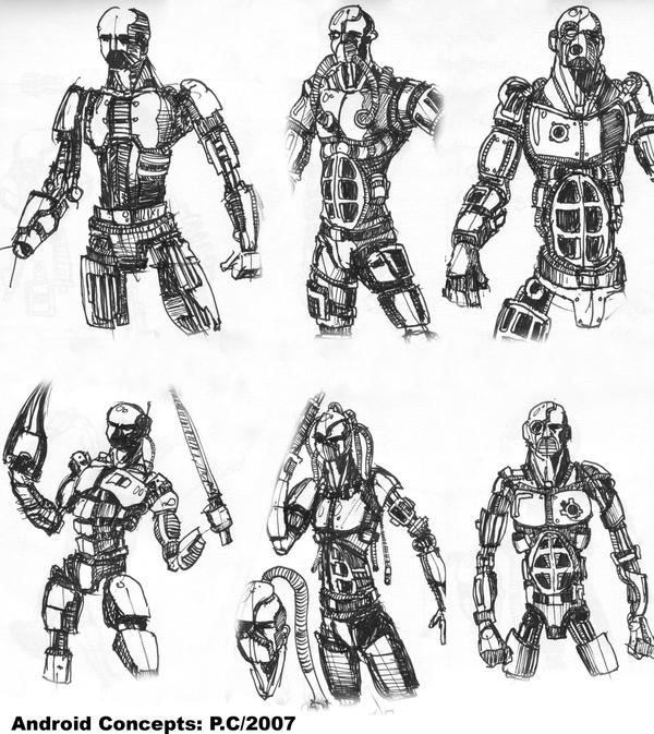 Cyborg Concepts by Paka3d on DeviantArt