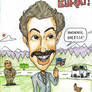 Borat caricature