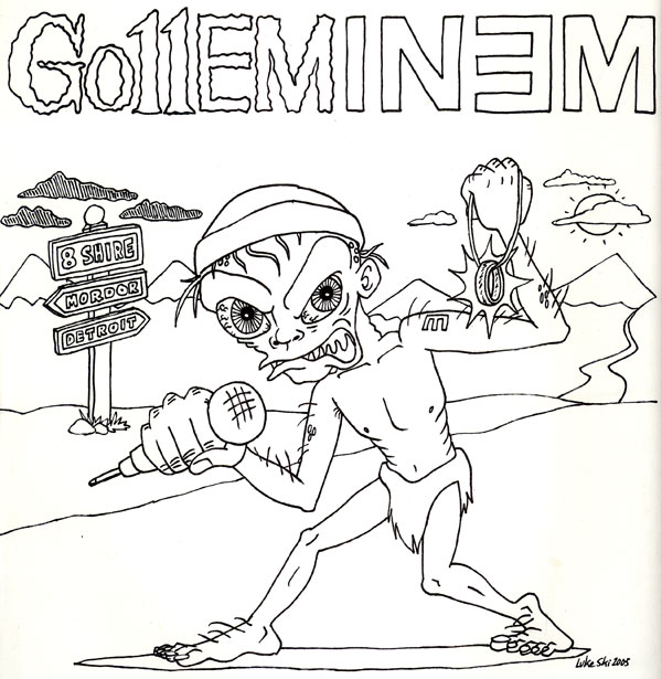 Luke Ski 'GollEMINEM' promo art