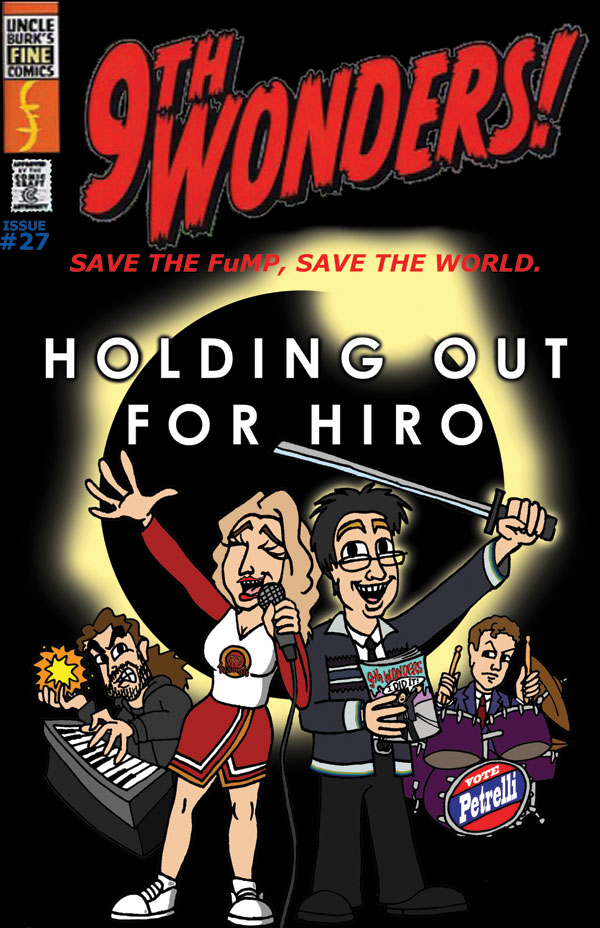 Prop comic book cover 'Heroes' 9th Wonders