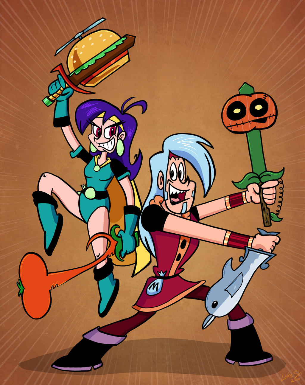 Mighty Magiswords - Vambre and Prohyas