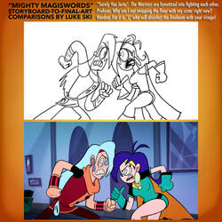 Mighty MagiSwords Storyboards - Sibling HypnoBrawl