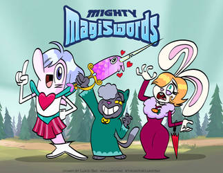 Bonnie Gordon's Mighty Magiswords Characters