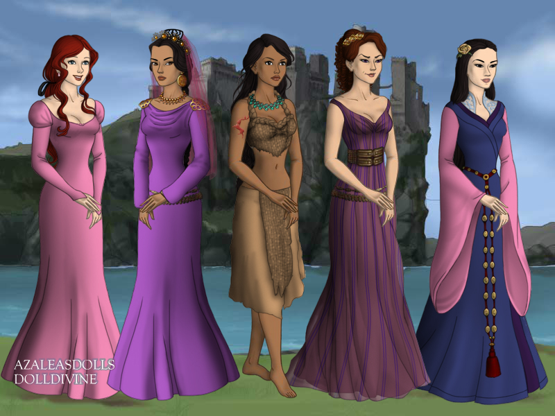 AzaleasDolls Game of Thrones - Disney Princess 3 by CheshireScalliArt on  DeviantArt