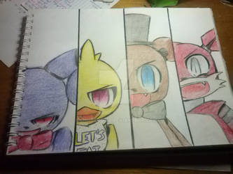 The whole crew on The-FNAF-Fanclub - DeviantArt