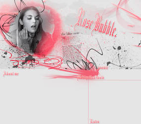 Rose Bubble VF Layout Graphic