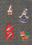 #043 Deserty #066 Therian #067 Tipento #094 Poucho by Jai-Ti