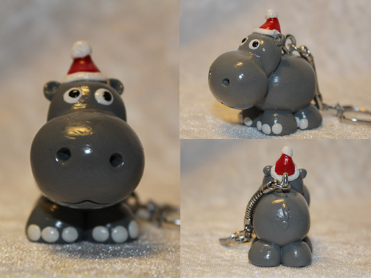 COMMISSION - Christmas Hippo !