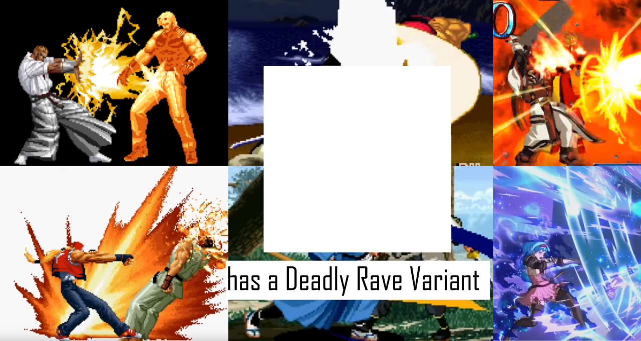 Characters that have a Deadly Rave variant. by KaiserOfGears on DeviantArt